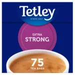 Tetley Extra Strong Breakfast Tea, 75 Tea Bags 237g, Black Tea, Tata Consumer Products UK Group Limited. Sold by Teas.co.uk.