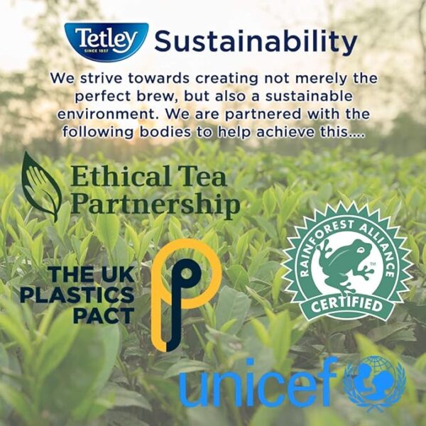 Tetley Green Tea With Mango And Passion Fruit, 50 Tea Bags 100G