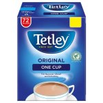 Tetley One Cup English Breakfast Tea, 72 Tea Bags 144g, Black Tea, Tata Consumer Products UK Group Limited. Sold by Teas.co.uk.