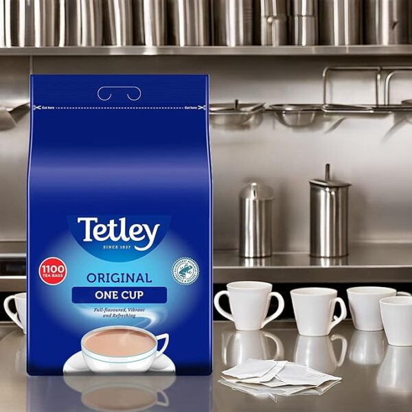 Tetley Original English Breakfast, 1100 Tea Bags 3.45kg, Black Tea, Tata Consumer Products UK Group Limited. Sold by Teas.co.uk.