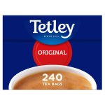 Tetley Original English Breakfast, 240 Tea Bags 750g, Black Tea, Tata Consumer Products UK Group Limited. Sold by Teas.co.uk.