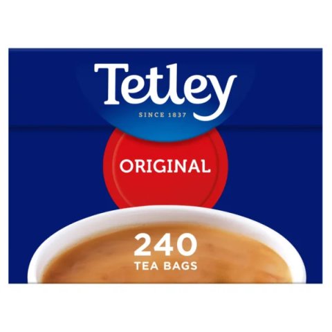 Tetley Original English Breakfast, 240 Tea Bags 750g, Black Tea, Tata Consumer Products UK Group Limited. Sold by Teas.co.uk.