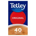 Tetley Original English Breakfast, 40 Tea Bags 125g, Black Tea, Tata Consumer Products UK Group Limited. Sold by Teas.co.uk.