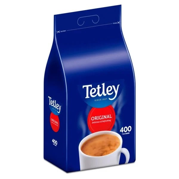 Tetley Original English Breakfast, 400 Tea Bags 1.25kg, Black Tea, Tata Consumer Products UK Group Limited. Sold by Teas.co.uk.