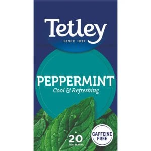 Tetley Peppermint, 20 Tea Bags 32g, Fruit and Herbal Tea, Tata Consumer Products UK Group Limited. Sold by Teas.co.uk.