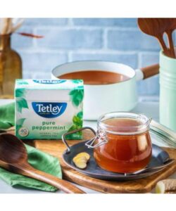 Tetley Peppermint Herbal Tea, 40 Tea Bags 64g, Fruit and Herbal Tea, Tata Consumer Products UK Group Limited. Sold by Teas.co.uk.