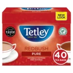 Tetley Redbush Pure, 40 Tea Bags 100g, English Tea, Tata Consumer Products UK Group Limited. Sold by Teas.co.uk.