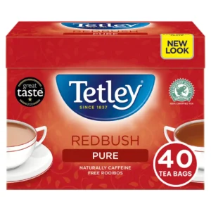 Tetley Redbush Pure, 40 Tea Bags 100g, Redbush, Tata Consumer Products UK Group Limited. Sold by Teas.co.uk.