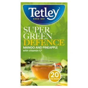Tetley Super Green Defence Mango and Pineapple, 20 Tea Bags 40g