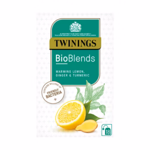Twinings Bioblends Lemon, Ginger and Turmeric, 18 Tea Bags 40g