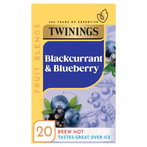 Twinings Blackcurrant and Blueberry, 20 Tea Bags 40g