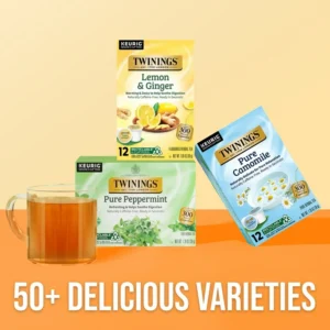Twinings Blackcurrant and Blueberry, 20 Tea Bags 30g, Fruit and Herbal Tea, R. Twining and Company Limited. Sold by Teas.co.uk.