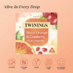 Twinings Blood Orange and Cranberry, 20 Tea Bags 40g, Fruit and Herbal Tea, R. Twining and Company Limited. Sold by Teas.co.uk.