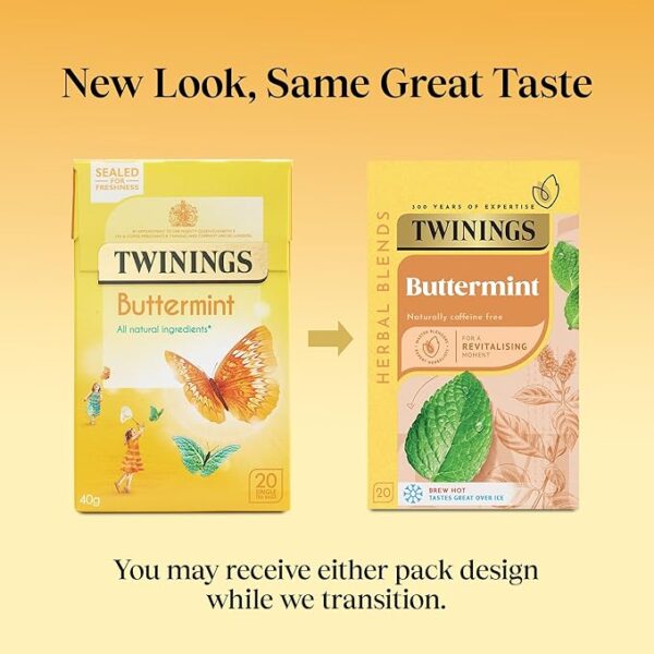 Twinings Buttermint, 20 Tea Bags 40G