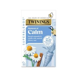 Twinings Calm, 20 Tea Bags 30g, Fruit and Herbal Tea, R. Twining and Company Limited. Sold by Teas.co.uk.