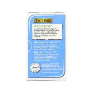 Twinings Calm, 20 Tea Bags 30g, Fruit and Herbal Tea, R. Twining and Company Limited. Sold by Teas.co.uk.