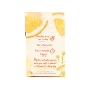 Twinings Camomile and Orange, 20 Tea Bags 30g, Fruit and Herbal Tea, R. Twining and Company Limited. Sold by Teas.co.uk.
