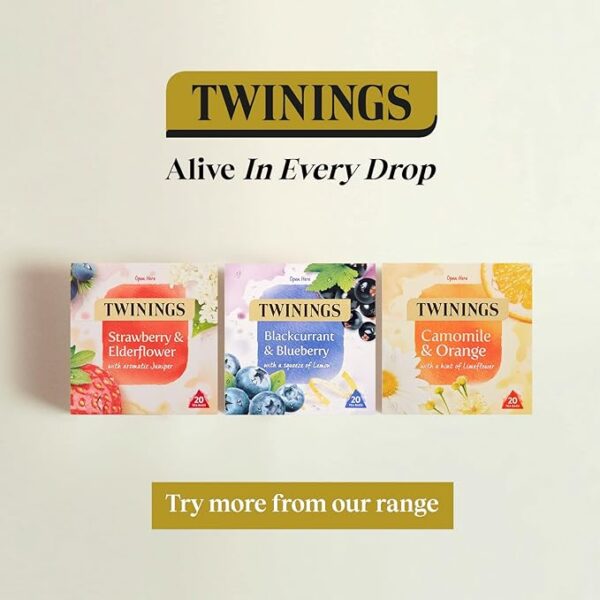 Twinings Camomile and Orange, 20 Tea Bags 30g, Fruit and Herbal Tea, R. Twining and Company Limited. Sold by Teas.co.uk.