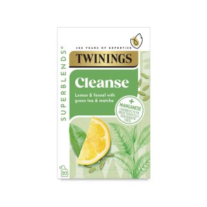 Twinings Cleanse Matcha, 20 Tea Bags 40g, Green Tea, R. Twining and Company Limited. Sold by Teas.co.uk.