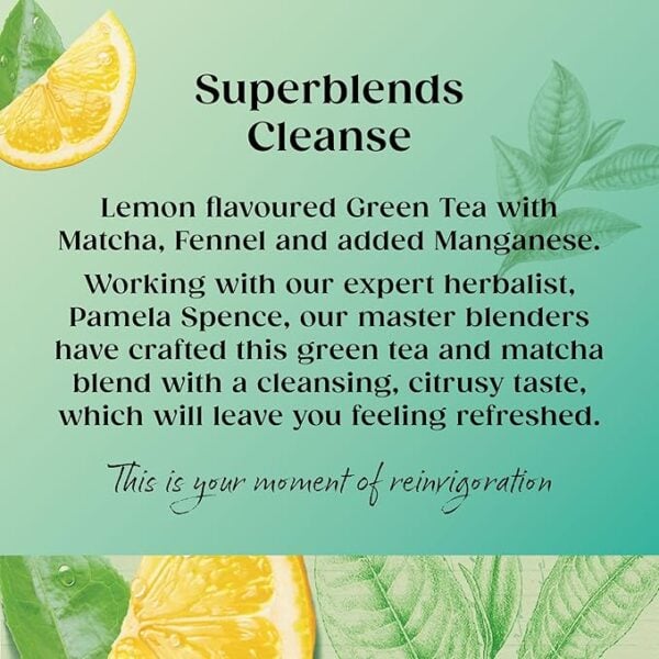 Twinings Cleanse Matcha, 20 Tea Bags 40g, Green Tea, R. Twining and Company Limited. Sold by Teas.co.uk.