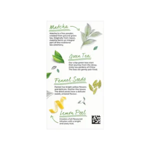 Twinings Cleanse Matcha, 20 Tea Bags 40g, Green Tea, R. Twining and Company Limited. Sold by Teas.co.uk.