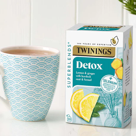 Www-Teas-Co-Uk-Twinings-Detox-20-Tea-Bags-40G-070177178567-Front-Of-Box-Lifestyle-Shot Twinings Detox, 20 Tea Bags 40G