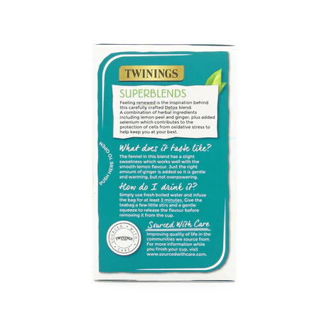 Www-Teas-Co-Uk-Twinings-Detox-20-Tea-Bags-40G-070177178567-Left-Side-Of-Box Twinings Detox, 20 Tea Bags 40G