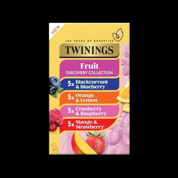 Twinings Fruits Mix, 20 Tea Bags 40g, Fruit and Herbal Tea, R. Twining and Company Limited. Sold by Teas.co.uk.