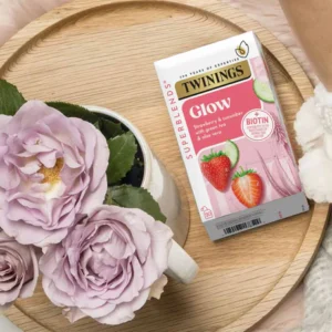 Twinings Glow, 20 Tea Bags 44g, Fruit and Herbal Tea, R. Twining and Company Limited. Sold by Teas.co.uk.