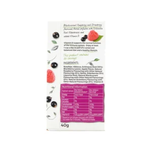 Twinings Immune Support, 20 Tea Bags 40g, Fruit and Herbal Tea, R. Twining and Company Limited. Sold by Teas.co.uk.