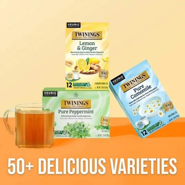 Twinings Lemon And Ginger, 20 Tea Bags 30G