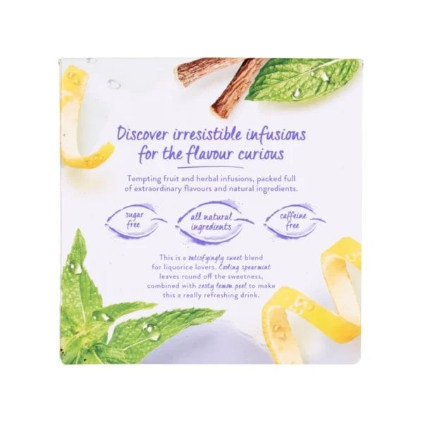 Twinings Liquorice And Spearmint, 20 Tea Bags 40G, Fruit And Herbal Tea, R. Twining And Company Limited. Sold By Teas.co.uk.