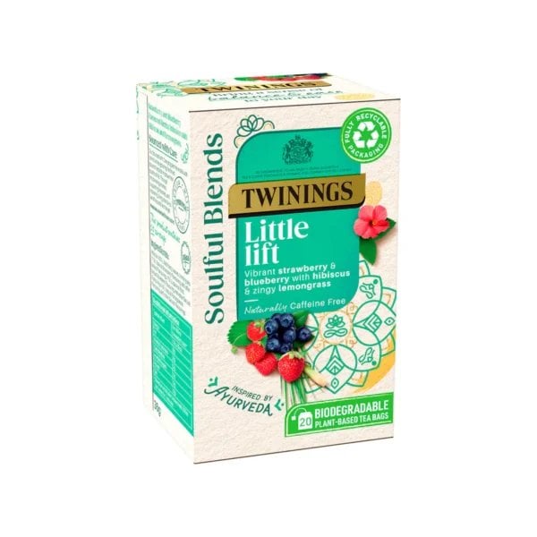 Twinings Little Lift, 20 Tea Bags 36g, Fruit and Herbal Tea, R. Twining and Company Limited. Sold by Teas.co.uk.