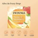 Twinings Mango and Strawberry, 20 Tea Bags 50g, Fruit and Herbal Tea, R. Twining and Company Limited. Sold by Teas.co.uk.