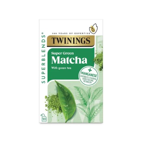 Twinings Matcha, 20 Tea Bags 40g, Green Tea, R. Twining and Company Limited. Sold by Teas.co.uk.