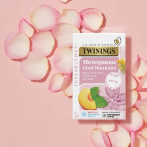 Twinings Menopause Cool Moments, 20 Tea Bags 40g, Fruit and Herbal Tea, R. Twining and Company Limited. Sold by Teas.co.uk.