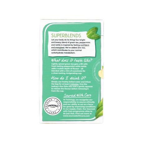 Twinings Metabolism, 20 Tea Bags 40G