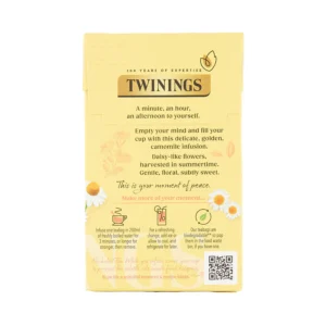 Twinings Organic Pure Chamomile, 20 Tea Bags 30g, Fruit and Herbal Tea, R. Twining and Company Limited. Sold by Teas.co.uk.