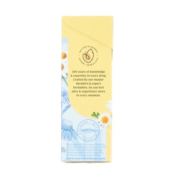 Twinings Organic Pure Chamomile, 20 Tea Bags 30g, Fruit and Herbal Tea, R. Twining and Company Limited. Sold by Teas.co.uk.