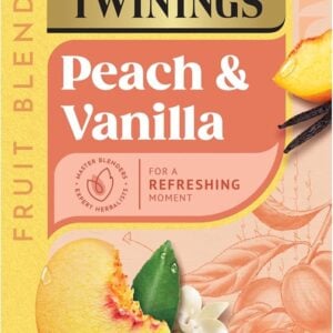 Twinings Peach Cooler 20, Tea Bags 30G, Fruit And Herbal Tea, R. Twining And Company Limited. Sold By Teas.co.uk.