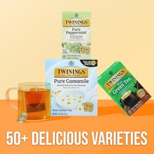 Twinings Pure Peppermint, 20 Tea Bags 40g, Fruit and Herbal Tea, R. Twining and Company Limited. Sold by Teas.co.uk.