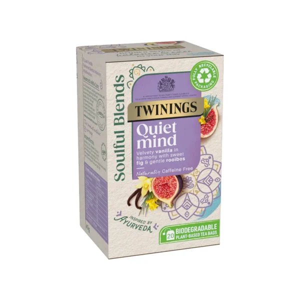 Twinings Quiet Mind, 20 Tea Bags 40G, Fruit And Herbal Tea, R. Twining And Company Limited. Sold By Teas.co.uk.