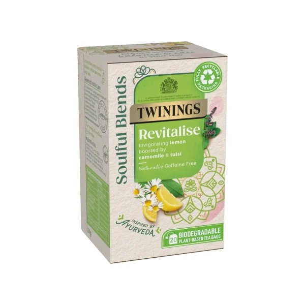Twinings Revitalise, 20 Tea Bags 34g, Fruit and Herbal Tea, R. Twining and Company Limited. Sold by Teas.co.uk.