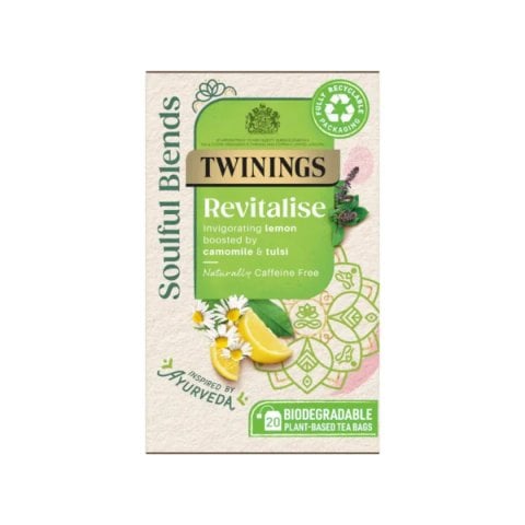 Twinings Revitalise, 20 Tea Bags 34G, Fruit And Herbal Tea, R. Twining And Company Limited. Sold By Teas.co.uk.