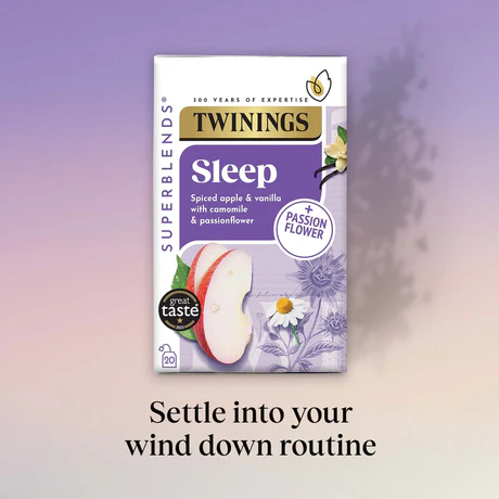 Www-Teas-Co-Uk-Twinings-Sleep-Passionflower-20-Tea-Bags-30G-070177178505-Sleep-Routine-Visual Twinings Sleep Passionflower, 20 Tea Bags 30G