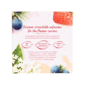 Twinings Strawberry and Elderflower, 20 Tea Bags 40g, Fruit and Herbal Tea, R. Twining and Company Limited. Sold by Teas.co.uk.