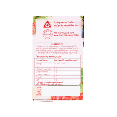 Www-Teas-Co-Uk-Twinings-Strawberry-And-Elderflower-20-Tea-Bags-40G-070177227531-Right-Side-Of-Box Twinings Strawberry And Elderflower, 20 Tea Bags 40G