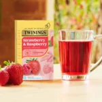 Twinings Strawberry and Raspberry, 20 Tea Bags 40g, Fruit and Herbal Tea, R. Twining and Company Limited. Sold by Teas.co.uk.