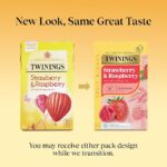 Twinings Strawberry and Raspberry, 20 Tea Bags 40g, Fruit and Herbal Tea, R. Twining and Company Limited. Sold by Teas.co.uk.