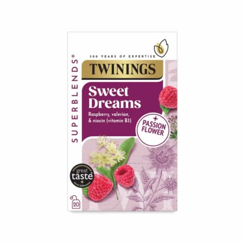 Twinings Sweet Dreams, 20 Tea Bags 40g, Fruit and Herbal Tea, R. Twining and Company Limited. Sold by Teas.co.uk.